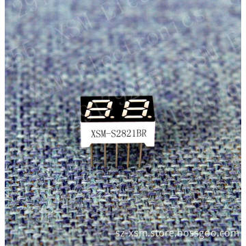 0.28'' 2 Digit 7 Segment LED Display (XSM-S2821BR)